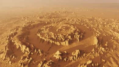 A cratera Estrutura de Aorounga, no Deserto do Saara, impressiona pela forma circular e histórias geológicas. Entenda como ela se formou e por que ainda é estudada.