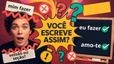 Evite os erros gramaticais mais comuns do português. Veja quais são os 5 equívocos que todo mundo comete sem perceber no dia a dia.