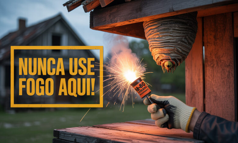 Saiba por que nunca usar fogo para remover ninho de vespas e como fazer a remoção segura sem riscos à sua casa e à sua saúde.