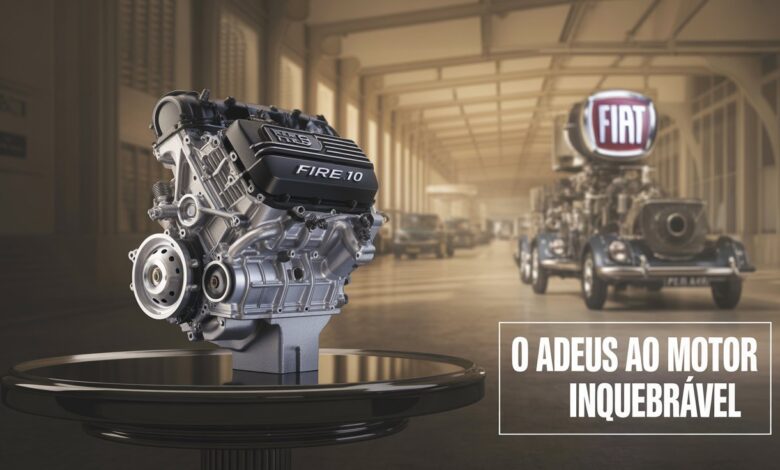 Fiat encerra o motor Fire após 40 anos e 10 milhões de carros. Descubra o impacto dessa decisão histórica na indústria automotiva brasileira.