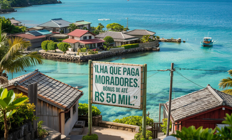 A ilha que paga moradores para viver lá: envelhecimento acelerado, casas vazias e bônus de até R$ 50 mil por recém-chegado