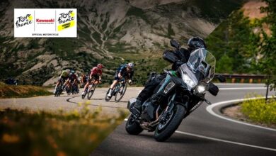 Já no Brasil, Kawasaki Versys 1100 será moto oficial do Tour de France