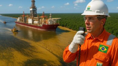 A Batalha pelo Petróleo e Gás da Amazônia: Navio Sonda Chega à Margem Equatorial para Teste Decisivo