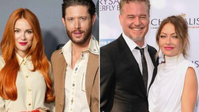 Danneel Ackles and Jensen Ackles attend The CW Network