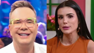 Felipeh Campos e Gaby Cabrini. Fotos: Reprodução/SBT