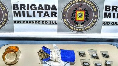Brigada Militar prende suspeito de tráfico de entorpecentes em Ijuí.