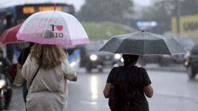 Inmet emite 'alerta laranja' para chuva no RJ, e frio continua no Centro-Sul; veja previsão para esta quarta
