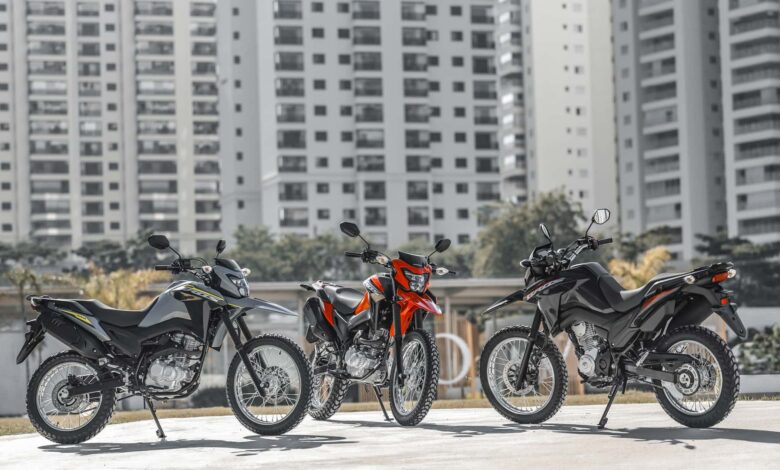As motos mais vendidas até dia 16 de julho de 2025