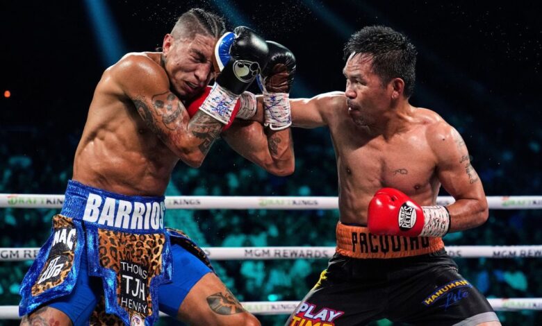 Manny Pacquiao, 46, battles Mario Barrios to majority draw