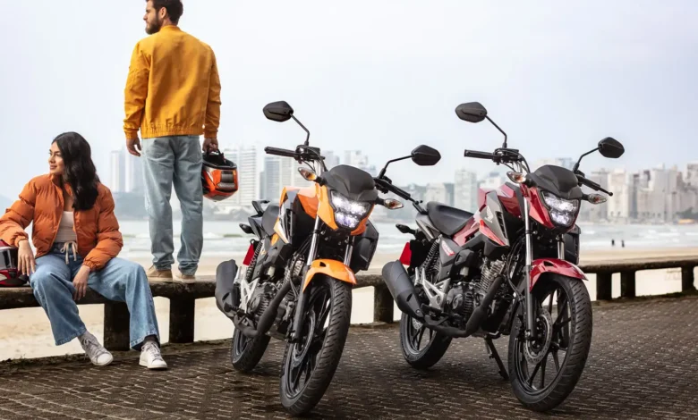 As motos mais vendidas do Brasil até dia 25 de julho de 2025