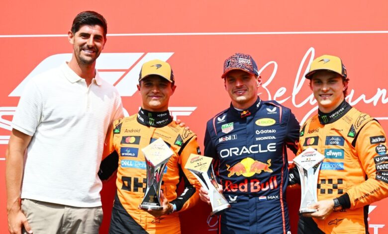 Max Verstappen beats Oscar Piastri in Belgian Grand Prix sprint race