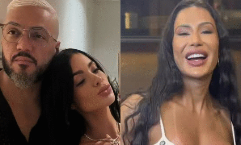 Direta! Atual de Belo manda recado afiado para Gracyanne: 'Falar do outro'