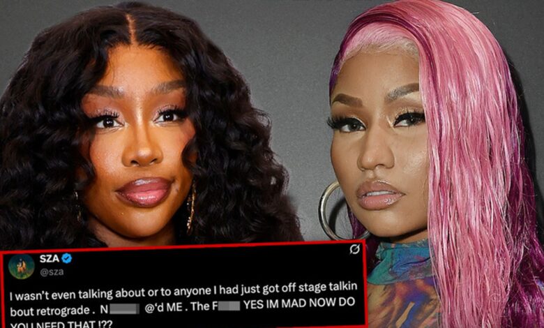 Nicki Minaj Roasts SZA's Singing Skills -- And Receives Aggressive Clap Back