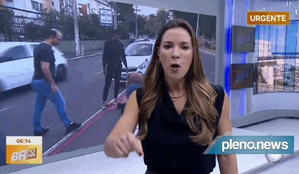Vídeo: Repórter e cinegrafista da Record são agredidos ao vivo | Entretenimento