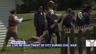 Midway Village Museum interpreters re-enact what life was like in Rockford during Civil War