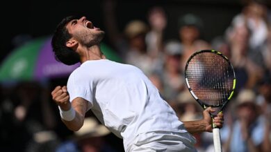 Wimbledon 2025 live updates: Semifinals latest as Alcaraz beats Fritz, Sinner vs. Djokovic up next