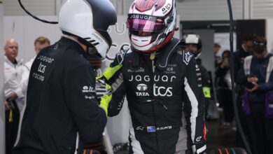 Jaguar TCS Racing's Evans debriefs his "unexpected" Pole Position in Berlin