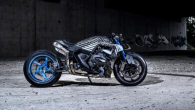 BMW Motorrad revela conceito radical Titan com motor turbinado e óxido nitroso