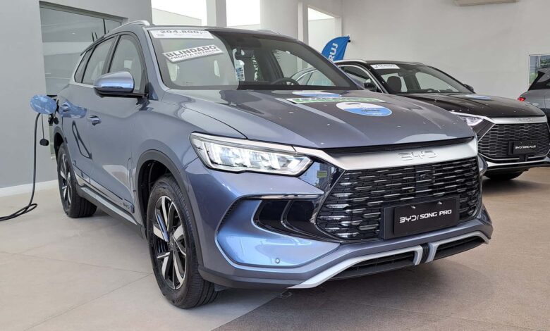 BYD Song Pro 2026 passa ter ADAS mais completo e cor preta