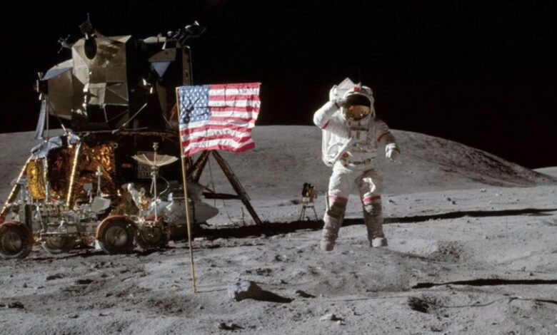 Bandeiras, Lua, NASA, Missões Apollo