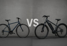 Bicicleta elétrica, Bicicleta tradicional, comparativo