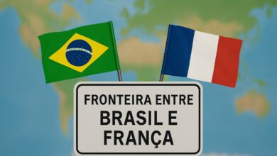 Brasil faz fronteira com a França, euro, França , Brasil, Guiana Francesa