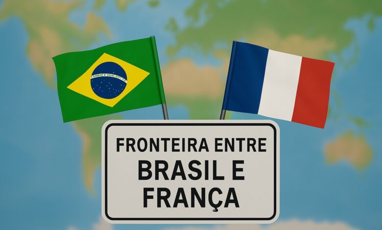 Brasil faz fronteira com a França, euro, França , Brasil, Guiana Francesa