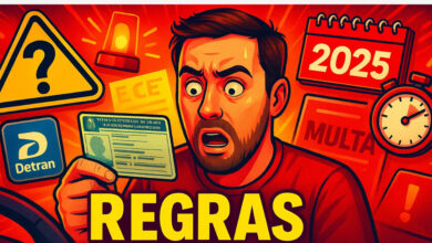 Nova lei da CNH segue em vigor em 2025 e afeta motoristas de todas as idades com regras rígidas, prazos curtos e exames obrigatórios.(Imagem: Reprodução/IA)