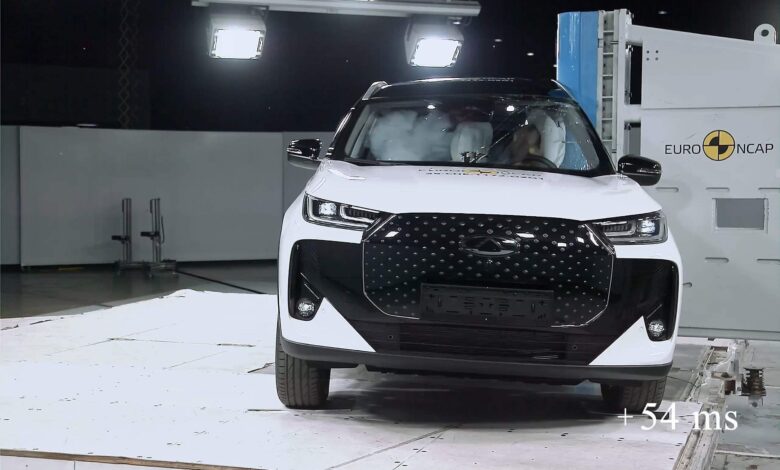 Chery Tiggo 7 e 8 decepcionam em teste de segurança na Europa