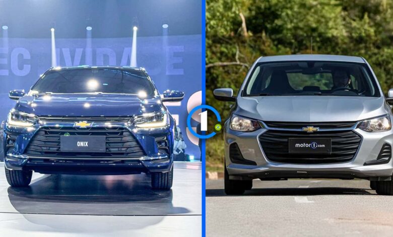 Novo Chevrolet Onix 2026: veja o que mudou lado a lado com o antecessor