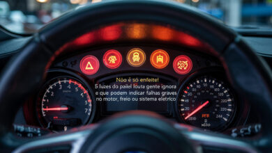 Não é só enfeite! 5 luzes do painel que muita gente ignora — e que podem indicar falhas graves no motor, freio ou sistema elétrico