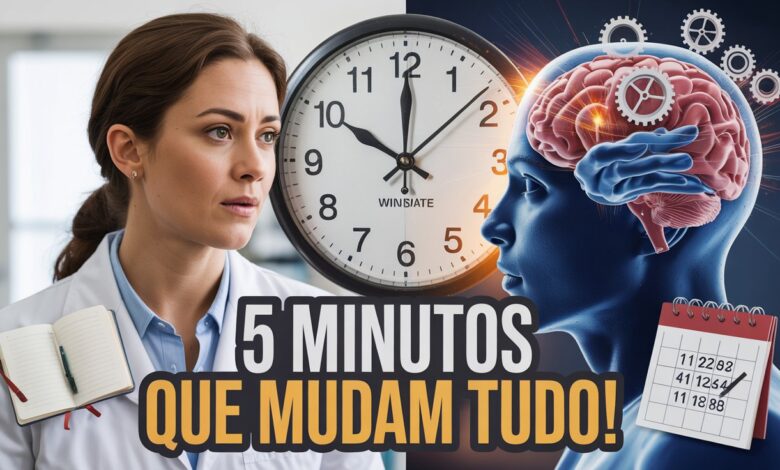 Descubra como a regra dos 5 minutos transforma o foco e combate a exaustão mental, segundo neurociência e liderança de Oxford.