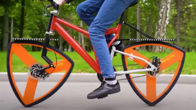 Bicicleta, Rodas, Roda triangular