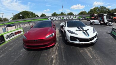 Corvette ZR1 de 1064 cv desafia Tesla Model S Plaid em arrancada