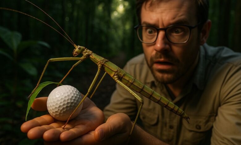 Se um inseto de 40 cm passou despercebido até agora, quantas criaturas gigantes ainda faltam descobrir?