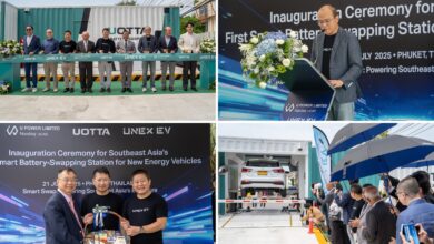 Primeira estação inteligente de troca de baterias para táxis estreia na Tailândia