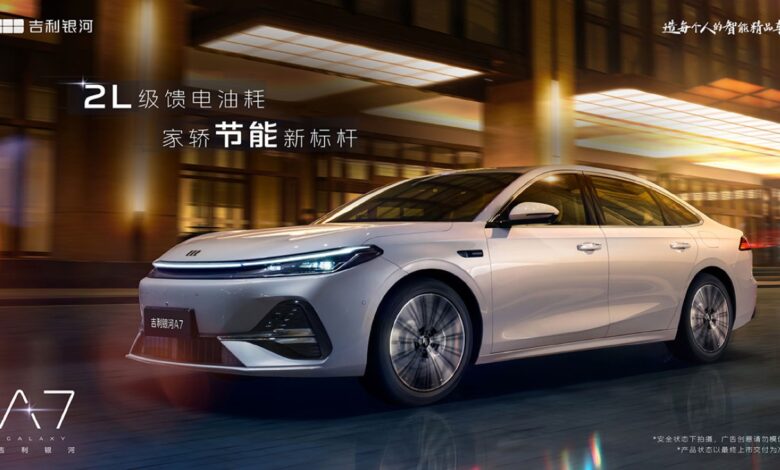 Geely Galaxy A7 Híbrido entra em pré-venda no dia 11 de julho na China – Fipe Carros