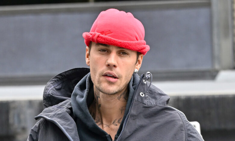 Justin Bieber is seen on April 15, 2025 in Los Angeles, California.