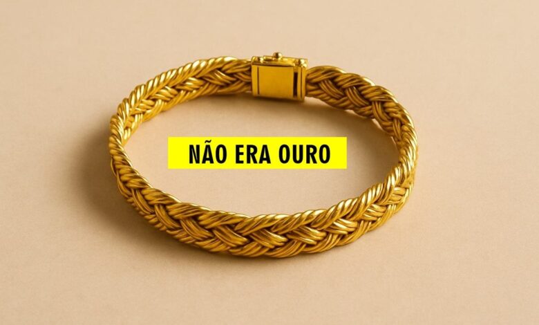pulseira de ouro