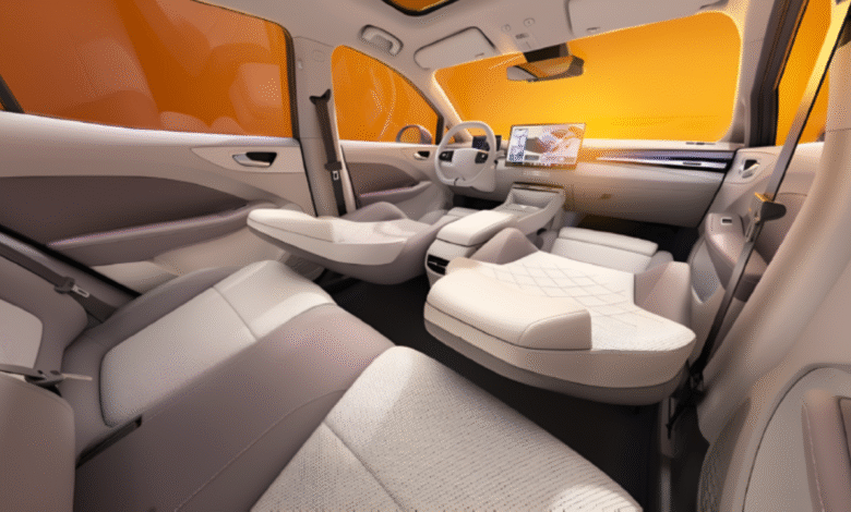 MG4 EV 2025 tem interior revelado com tecnologia da Oppo na China