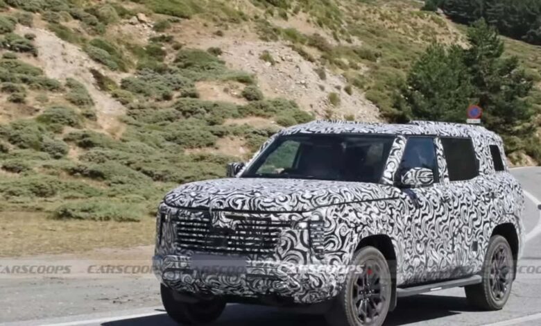 novo Mitsubishi Pajero Full 2027 aparece em testes