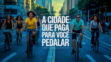 Cidade europeia paga moradores por pedalar com app que transforma quilômetros em prêmios, reduz carros e melhora a qualidade do ar.