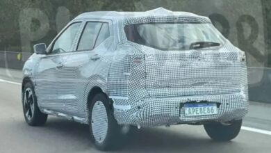 inédito Nissan Kait começa a perder camuflagens