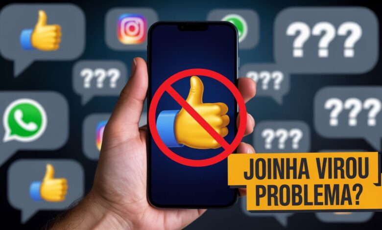 O emoji de joinha deixou de ser apenas positivo e agora pode ser visto como resposta fria ou rude em mensagens online, principalmente entre jovens.