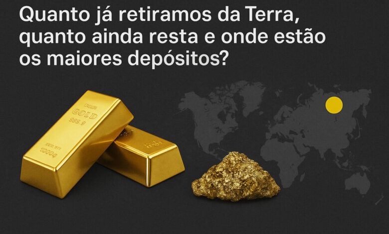 Ouro, Depósitos de ouro, Terra