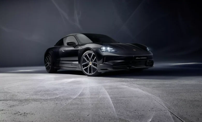 Porsche Taycan ganha edição Black com melhorias visuais nos EUA