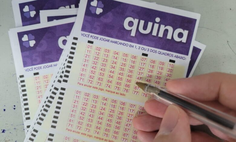 Confira o resultado da Quina do concurso 6788 desta quinta (31)