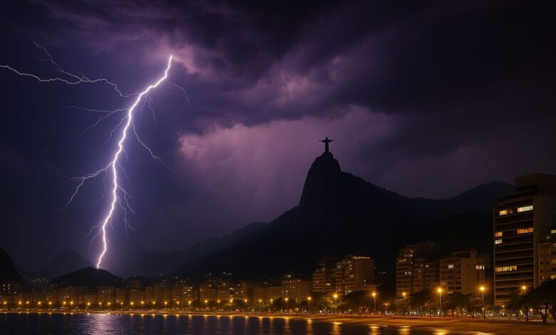 Relâmpago de 829 km supera marca anterior e mostra que tempestades extremas estão crescendo no planeta