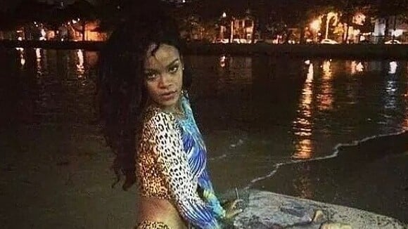 Rihanna causou polêmica ao nadar em esgoto do Rio de Janeiro