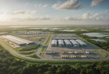 Fábrica de carros elétricos no Ceará com painéis solares e linha de montagem moderna